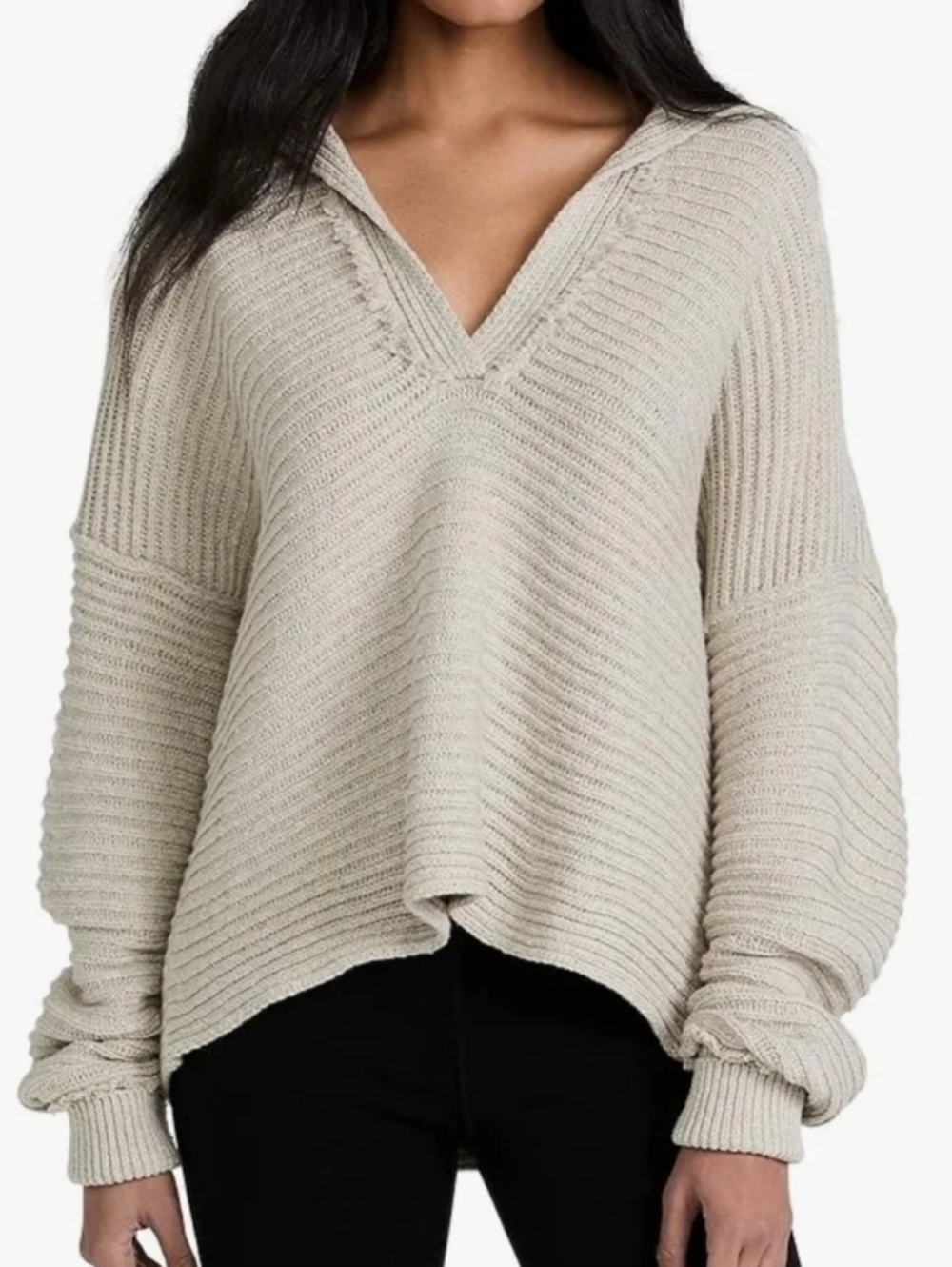 Free People Marlie Pullover Sweater Size XL - Picture 1 of 16